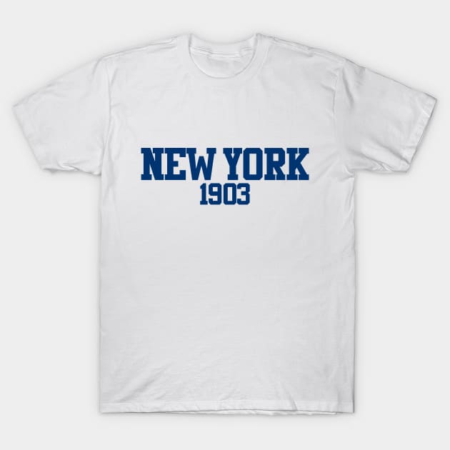 New York 1903 T-Shirt by GloopTrekker